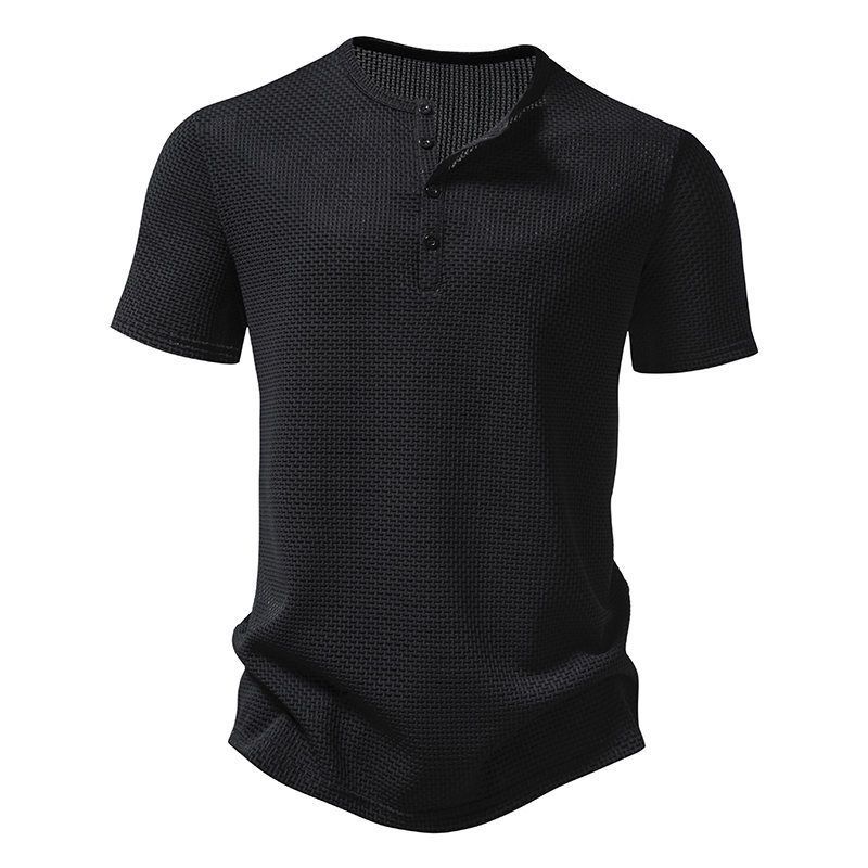 Men's Performance Polo Shirt Quick-Dry Polyester Blend, Breathable & Lightweight For Sports, Travel & Casual Wear (White, Black, Navy Blue) – S-XXL_viptrois.com