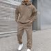Men's Fleece Hoodie & Jogger Set – Logo Print Streetwear Loungewear (S-3XL) – Unisex Oversized Fit For Gym & Casual_viptrois.com