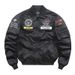 Men's Clothing Heavy Embroidery Tough Guy Jacket Live Source [cotton/thin Air Force Ma1 Pilot Jacket Men's Flight Workwear_viptrois.com