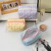 Women's Bags New Plaid Bow Large Hand Held Cosmetic Bag Coin Bag Portable Small Fresh Students_viptrois.com