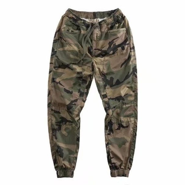"Men's Durable Camouflage Work Pants - Loose Fit Multi-Pocket Cargo Pants For Outdoor Labor, Construction & Daily Wear_viptrois.com