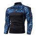 Outdoor Fitness Jogging Men's Long Sleeve Military Field Camouflage Casual Stand Collar Sweatshirt_viptrois.com
