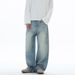 Men's Vintage High Street Distressed Jeans – Retro Straight-Leg Denim Pants With Whiskering (S-2XL)_viptrois.com