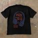 American Fashion Brand Street Pure Cotton Printed Short Sleeved Men's Summer Design Sense Niche Casual Round Neck_viptrois.com