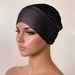 Premium Mercerized Cotton Headscarf Hat - Muslim Pullover Base Cap (High Elasticity, No Pilling, Breathable & Comfortable For Daily Wear)_viptrois.com
