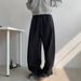 Men's Clothing Autumn And Winter Plus Velvet Trend Straight Machete Casual Pants For Men And Women Loose Harem Banana Trousers Versatile Sweatpants_viptrois.com