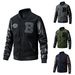 Jacket Men's Autumn And Winter Trendy Youth American Baseball Jacket, Casual Men's Embroidered Plus-size Men's Wear_viptrois.com