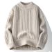 1 2025 Winter Men Korean Version Loose Trendy Personality Ins Knitted Sweater Thickened Base Shirt Clothing_viptrois.com