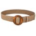 Women Braided Belts Spring And Summer New Round Wooden Buckle Pp Straw Braided Elastic Belt Versatile Dress Jeans_viptrois.com