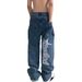 Men's Jeans American Vibe High Pants Ins Hiphop Fried Street Jeans Male Design_viptrois.com