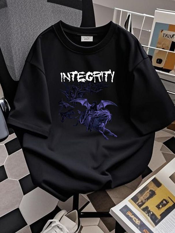 integrity Scorched Earth T Shirt Soft Versatile Stylish Stretched Comfortable Breathable Unisex Homme Top For Everyday Wear Slightly Summer_viptrois.com