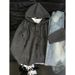 Hooded Sweater Men's Autumn/winter Half Cardigan Casual Pullover Knitted Sweater Loose Jacket_viptrois.com