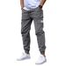 Lightweight & Breathable Workwear Pants For Men - Adjustable Drawstring Waist, Multi-Pocket Cargo Trousers For Hiking, Camping & Everyday Wear_viptrois.com