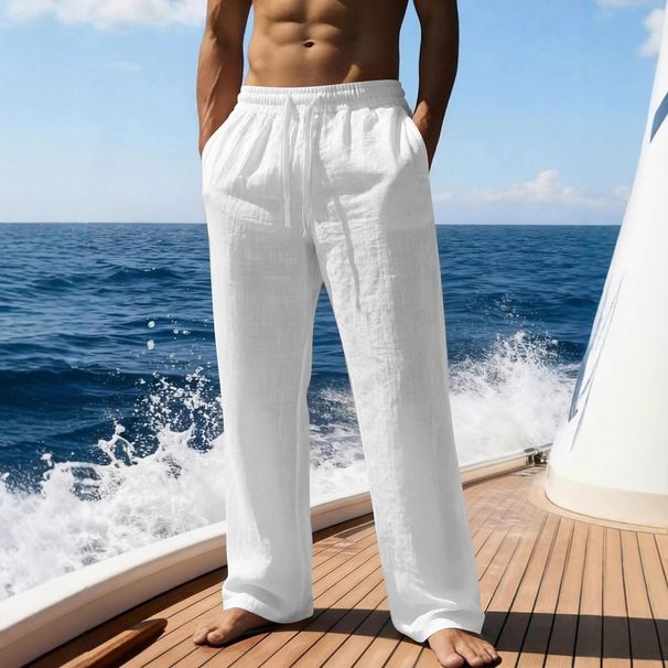 2026 New Style European-American Men's Casual Pants - Loose-Fitting Casual Sports Beach Pants For Men_viptrois.com