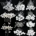Clips Barrettes Crystal Pearl Hairpin Vine Tiaras Head Piece Comb Headband Hairpins Hairbands Accessories Wedding Bridal_viptrois.com