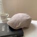 Korean Version Versatile Reversible Forward For Women, Internet Celebrity Face-Slimming Beret, Large Head Circumference_viptrois.com