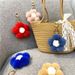 Bag Charm Creative Flower Ball Keychain Cute Plush Flower Bag Pendant Mobile Phone Accessories Car Key Ring Gift_viptrois.com
