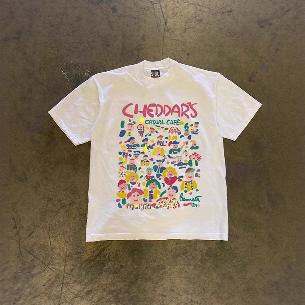 Heavyweight 250gsm Cotton Oversized T-Shirt - Cheer Life Graphic Unisex Tee For Casual Street Style_viptrois.com