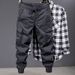 Overalls Men's Autumn Thin Korean Version Trendy Brand Loose Large Size Casual Pants Youth Outdoor Multi-pocket Leggings Pants_viptrois.com