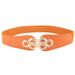 New ladies elastic belt retro twist buckle palace wide girdle with skirt coat_viptrois.com