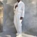 Men's Clothing Fashion Jacket Casual Pants Two Piece Set Repair Trend Solid Color Men's Fashion Suit_viptrois.com