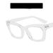 Women's Eyeglasses Square Small Frame TR90 Glasses Frame New Anti Blue Light Flat Glasses With Flower Package Simple Glasses Frame_viptrois.com