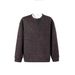 BIG Lin "Old Money Style" Fleece-Lined Simple Luxury Snowflake Half-Zip Two-Piece Thickened Blend Fashion Versatile_viptrois.com