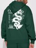Men's Autumn And Winter Casual Fashionable Loose Hooded Sweatshirt With Geometric Dragon Print Warm Long Sleeved Pullover_viptrois.com