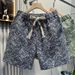 "Men's Premium Jacquard Shorts – Summer Loose Fit, Beach Casual, Mid-Length (Black/Green/Blue, M-5XL)"_viptrois.com
