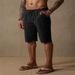 Men's Summer Linen Cotton Drawstring Casual Beach Shorts - Breathable, Relaxed Fit, Elastic Waistband, Multiple Pockets_viptrois.com