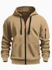 Zipper Premium Black Hoodie Adult Zipper Unisex Zipper, Heavy Blend Hooded Fleece Pullover Workwear Sweatshirt Hoodie Top Plain BNW Unisex_viptrois.com