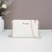 Women's Crossbody Clutch Bag - Stylish Striped Chain Shoulder Bag 2-in-1 Convertible Handbag For Casual & Evening Use_viptrois.com