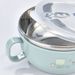 Babies Feeding Bowl Stainless Steel Insulation Bowl Spoon Sets Children Tableware Cartoon Printed Kids Food Bowl Convenient_viptrois.com