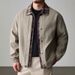American Plaid Splicing Jacket Men's 2025 Spring And Autumn Plus Size Trendy Brand Loose Lapel Jacket_viptrois.com