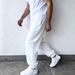 Men's Clothing Casual Loose Fit Casual Fleece-Lined Jogger Pants - Relaxed Fit, Elastic Cuffs, Solid Color, Comfortable & Stylish For Everyday Wear_viptrois.com