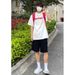 Men's Solid Color Straight Leg Shorts Vibe Street Basic Summer Outerwear Cool Hip Hop Five Point Sports Pants_viptrois.com