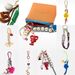 Bag Charms New Fashion Bag Chain DIY Bag Pendant Pendant Sports Love Accessories Copper Plated_viptrois.com