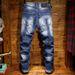 Men's Clothing Fashion Brand New Jeans Men's Loose Style Trendy Slim Fitting Casual Harem Worn Men's Autumn Workwear Pants_viptrois.com