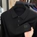 Men's Lightweight Wool Blend Knit Sweater - Long Sleeve Crewneck Pullover For Fall, Casual & Layering (Classic Dad Style)_viptrois.com