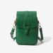Solid Color Vertical Phone Crossbody Bag - Fashionable Double Zipper Design With Large Capacity Slim & Convenient Outing Bag_viptrois.com