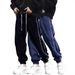 Men's Clothing Travel Casual Pants Light Breathable Cool Loose Leg Fashion Street Style_viptrois.com