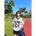 American-style V-neck Sports Short-sleeve T-shirt , Loose Fit For Summer , Color-blocking Mesh Jersey Style,_viptrois.com