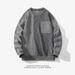 White Background Flat Spring And Autumn New Men's Hoodie Versatile Youth Handsome Long Sleeved T 68C_viptrois.com