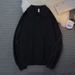 New autumn and winter men's knitted retro outerwear with loose and trendy collared sweater, youth line jacket_viptrois.com