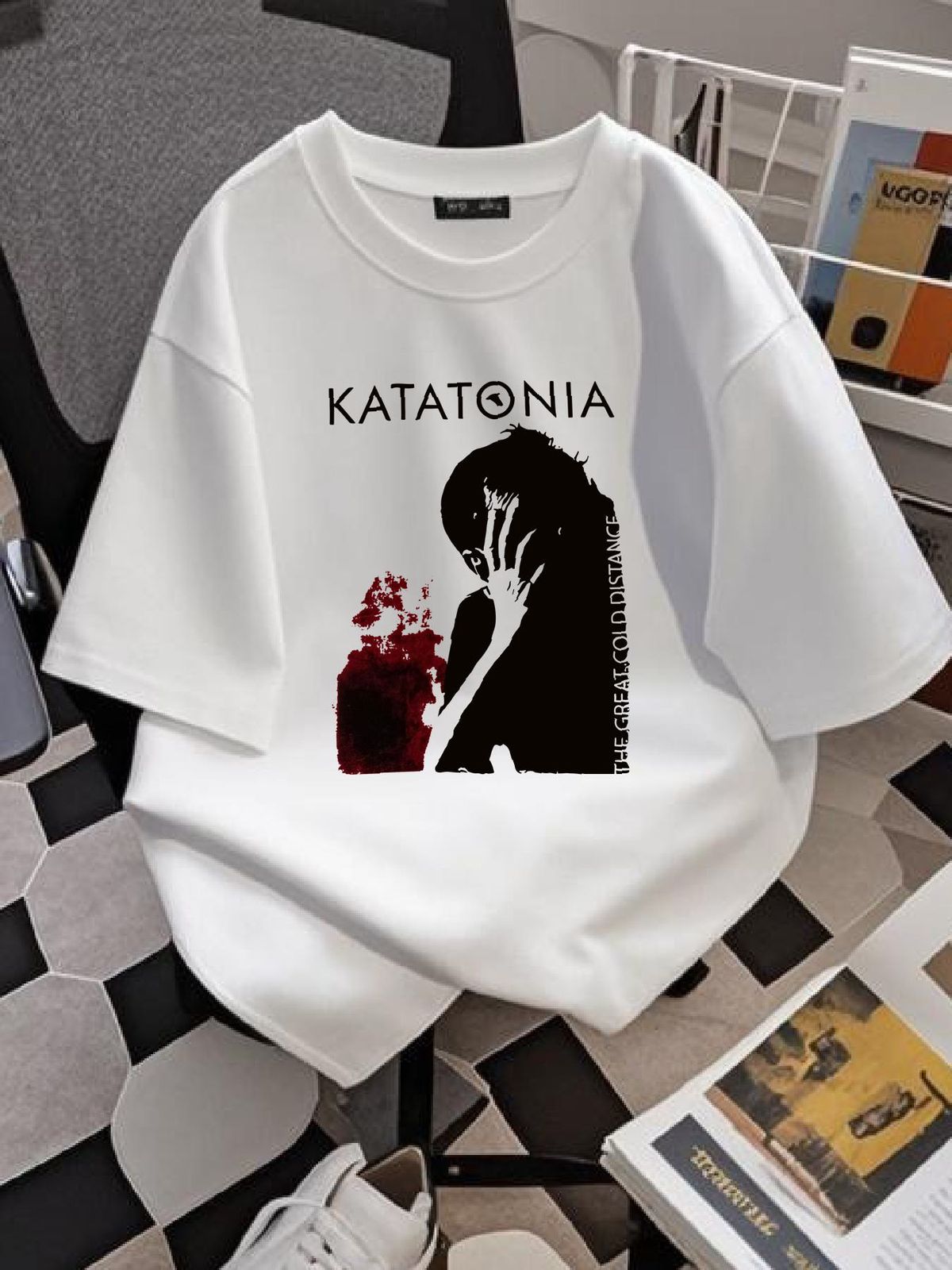 Katatonia The Great Cold Distance Band Album Red T Shirt Full Size S461 Graphic Designer Clothes Streetwear Slightly Summer Comfortable Breathable_viptrois.com