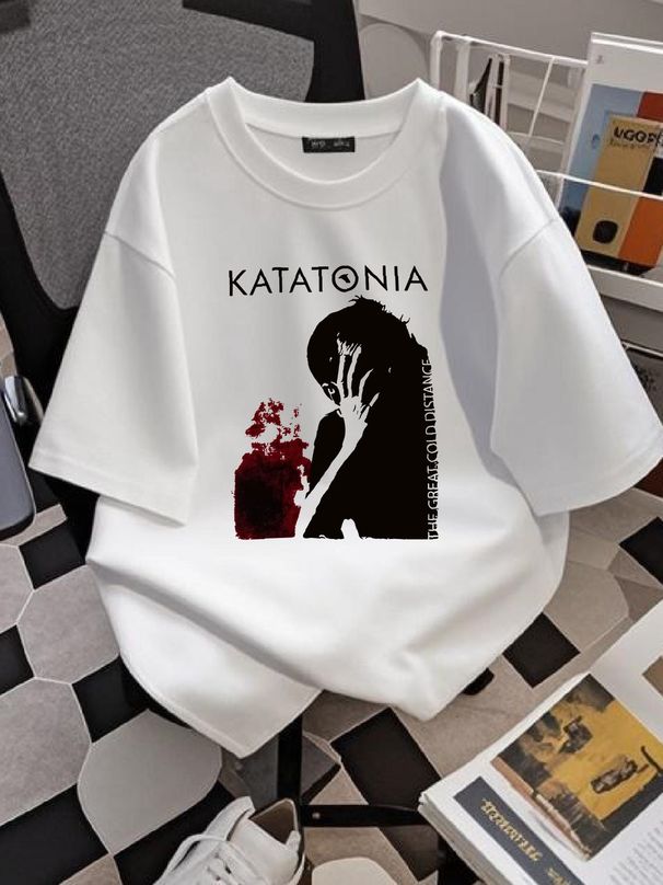 Katatonia The Great Cold Distance Band Album Red T Shirt Full Size S461 Graphic Designer Clothes Streetwear Slightly Summer Comfortable Breathable_viptrois.com