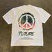 American Ins Fashion Brand Printed Pure Cotton Short Sleeved For Men's Summer Loose Round Neck Versatile Casual T-shirt_viptrois.com