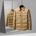 Men's Clothing Winter New Short Thickened Jacket Men's Fashion Brand Trendy Wide Lapel Hong Kong Style Old Flower Down Jacket Men's Jacket_viptrois.com