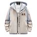 Teen Preferred Hooded Jacket Set Men's Spring And Autumn Fashion Versatile Loose Coat Sports And Leisure Two-piece Trendy_viptrois.com