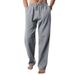 Men's Simple Fashion Solid Color Casual Straight Leg Pants Spring Autumn New Style_viptrois.com